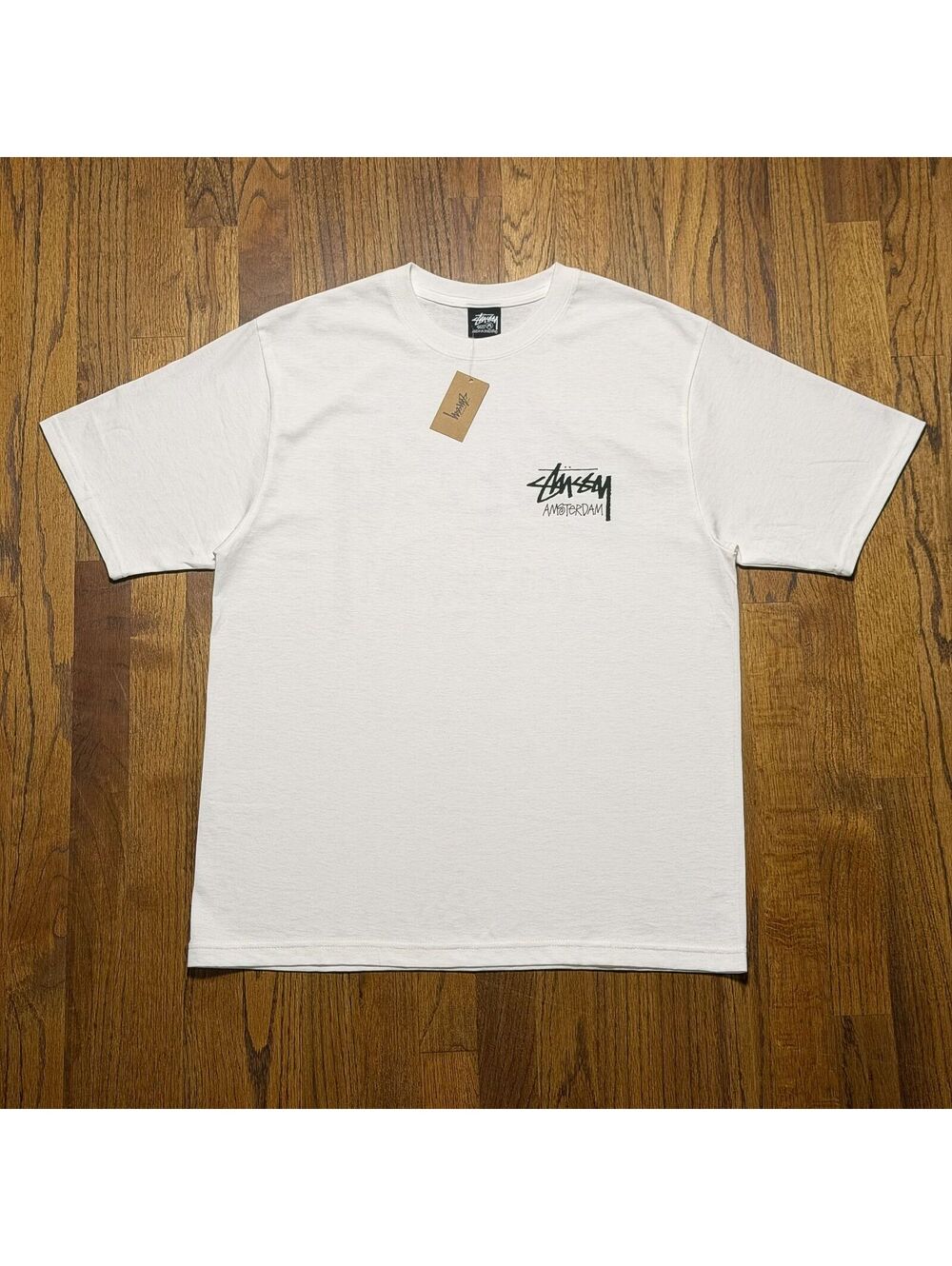 Stüssy Amsterdam Chapter Tee White • M